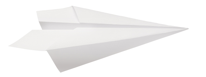 Avión de papel